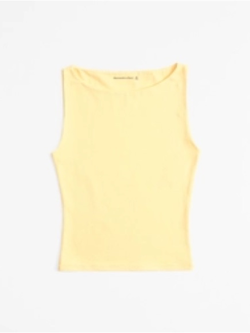 Abercrombie Cotton-Blend Seamless Fabric Boatneck Top